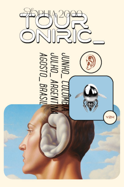 Poster Design Creator Featuring a Contemporary Aesthetic and Tour Dates 5939b