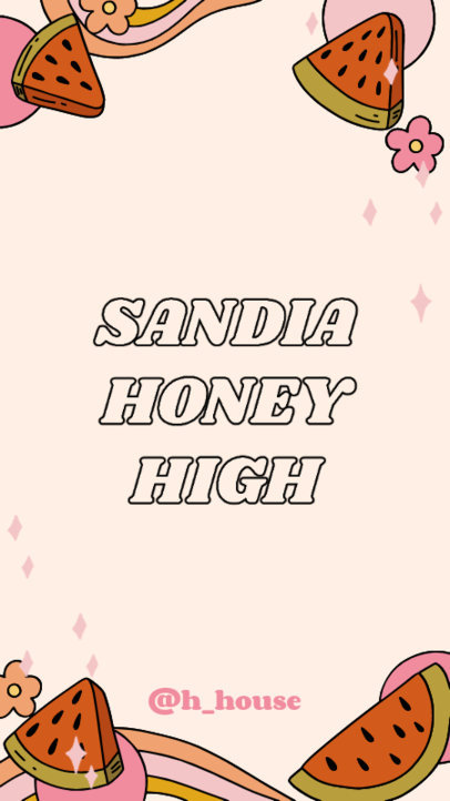 Music-Themed Instagram Story Template With a Lyric Inspired by Harry Styles