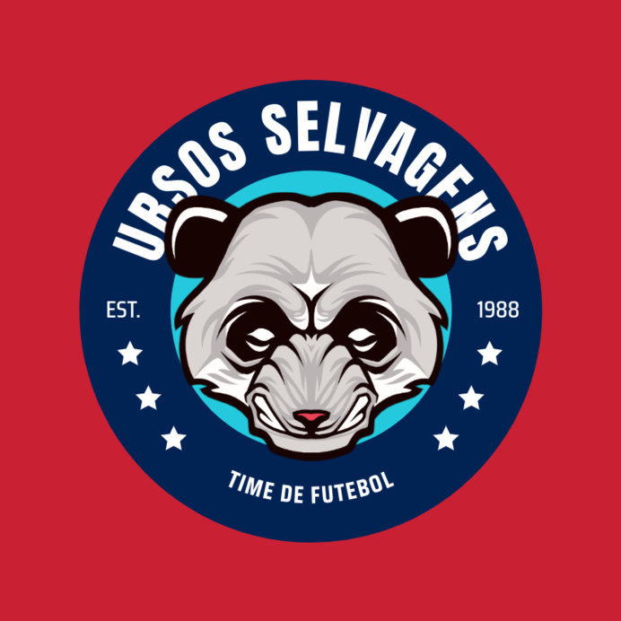 Soccer Team Logo Maker Featuring an Angry Bear Illustration