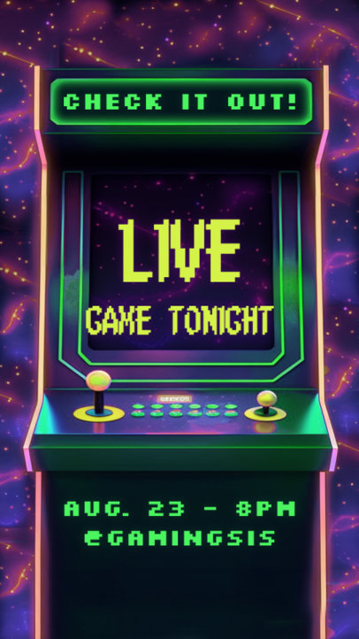 Instagram Story Maker to Announce a Gamers Tournament