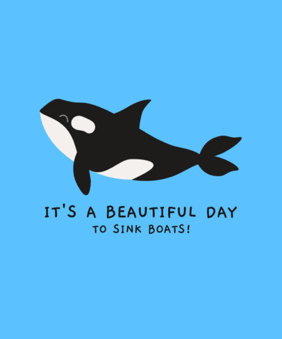 T-Shirt Design Template With a Gladis-Inspired Graphic and a Funny Quote 