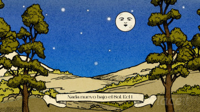 Intro Loop Video Generator Featuring an Animated Landscape Graphic With a Vintage Style
