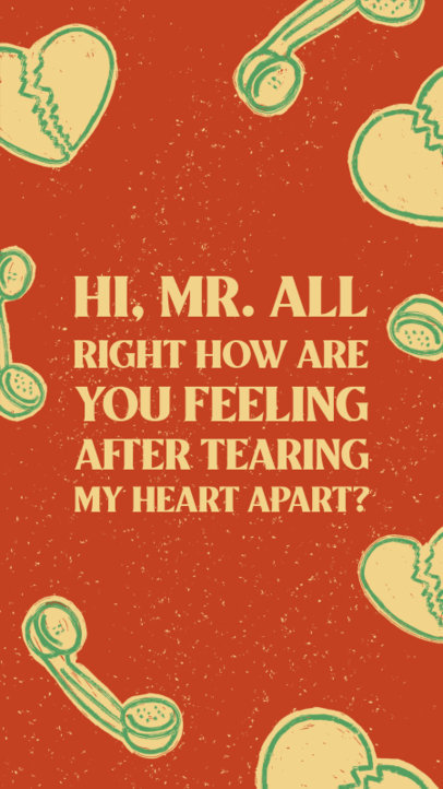 Instagram Story Maker Featuring a Taylor Swift-Inspired Theme