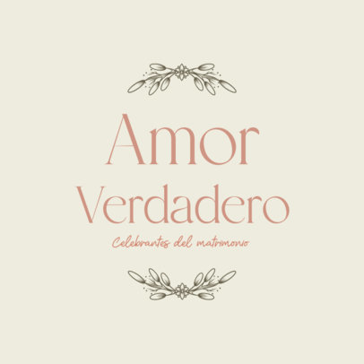 Professional Wedding Minister Services Logo Generator