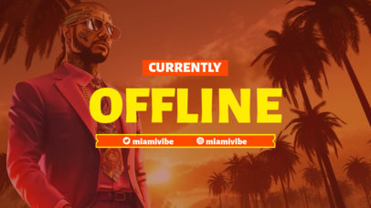 GTA-Inspired Twitch Offline Banner Generator for Gamers