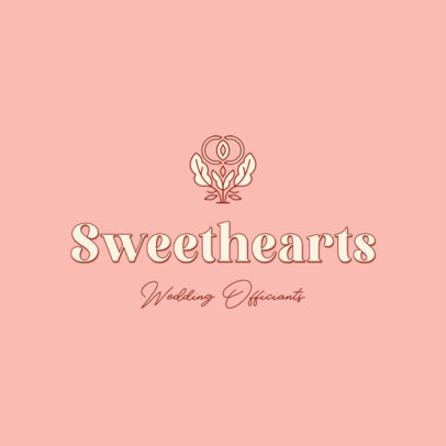 Logo Creator for a Wedding Officiant with an Abstract Icon