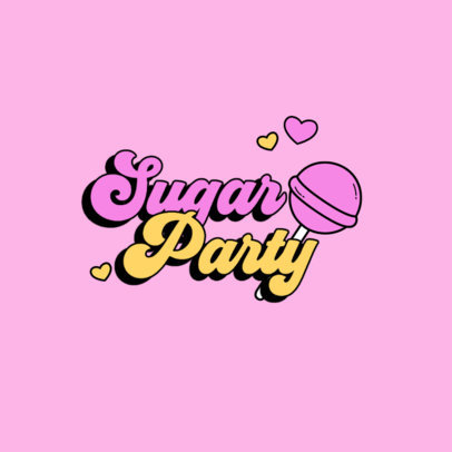 Logo Generator for Candy Shops with Colorful Graphics