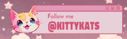 Twitch Panel Maker With a Cute Kitty Face Graphic