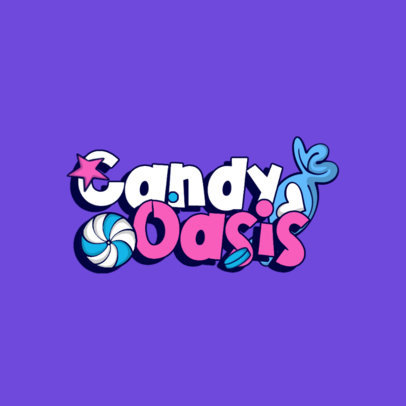 Brand Logo Generator for a Candy Shop