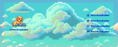 Twitch Profile Banner Creator Featuring an Illustrated Dog