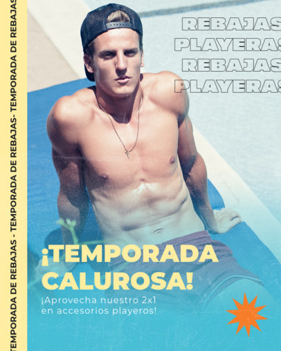 Promotional Instagram Post Generator for a Swimsuit Store