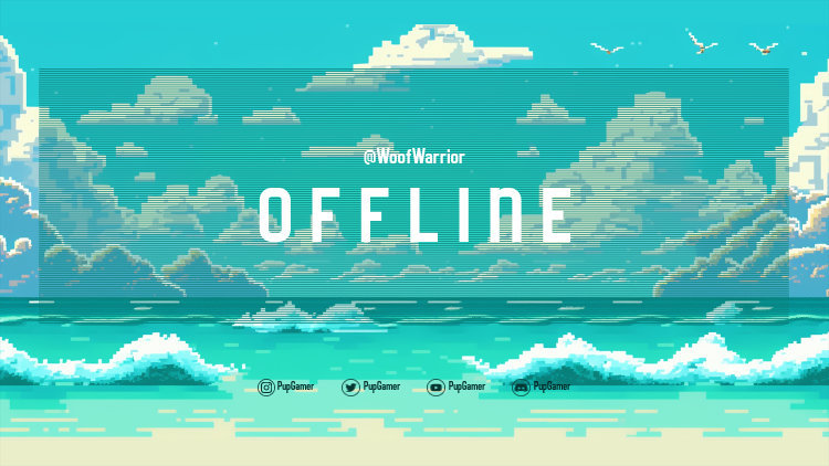Placeit - Twitch Offline Banner Generator Featuring an Illustrated ...