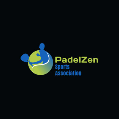 Logo Maker for a Padel Team Association