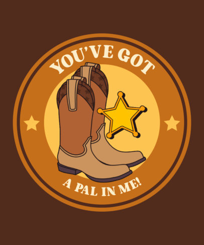 T-Shirt Design Creator Featuring a Quote Inspired by a Disney Movie