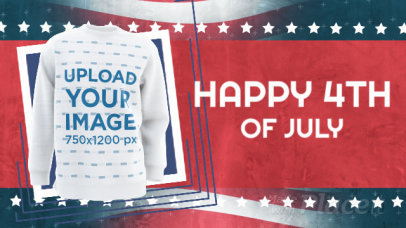 Fourth of July-Inspired Video Featuring a Round-Neck Sweatshirt Ad 