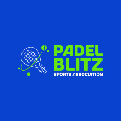 Logo Generator for Amateur Padel Teams Featuring Racket Graphics