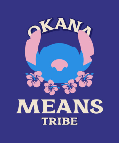 Quote T-Shirt Design Maker Featuring a Character and a Quote Inspired by a Disney Film