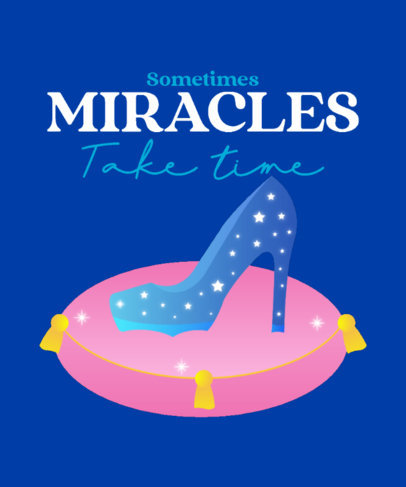 T-Shirt Design Generator Featuring an Illustration Inspired by a Disney Princess