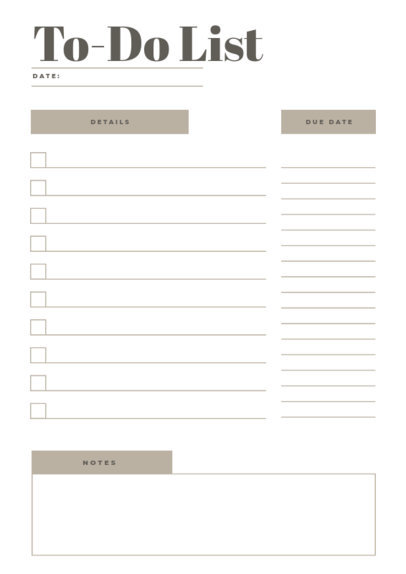 Planner Design Template Featuring To-Do Lists 6444 el1