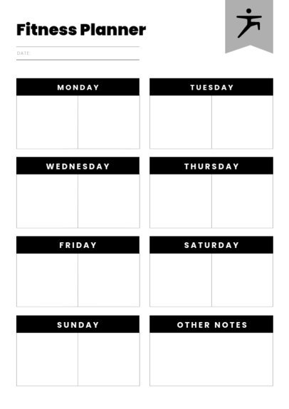 Planner Design Maker for Weekly Fitness Routines 6451 el1