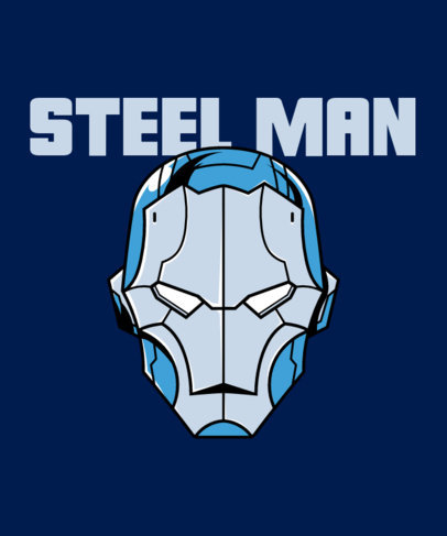 Marvel-Inspired T-Shirt Design Maker Featuring a Popular Superhero Graphic 2399i-5755