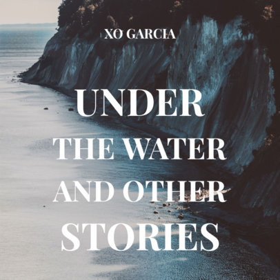 Book Cover Design Template with Background Images 