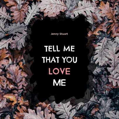 Book Cover Template with Frame Background