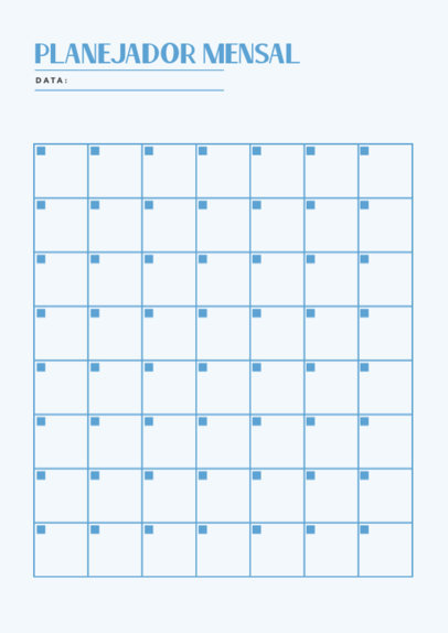 Simple Planner Design Maker for a Monthly Itinerary 6443b-el1