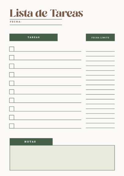 Planner Design Maker Featuring a Simple Tasks Checklist 6444c-el1