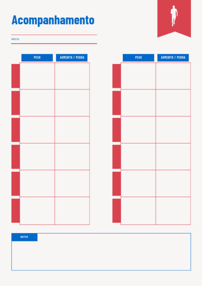 Annual Planner Design Creator for a Weight Gain Tracking 6454e-el1
