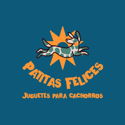 Pet Toys Logo Maker for a Puppy Store