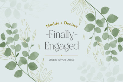 Custom Wine Label Maker to Celebrate an Engagement 5751d