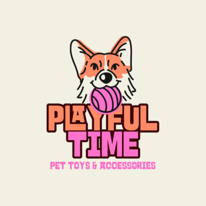 Logo Creator Featuring a Dog Graphic for a Pets Store