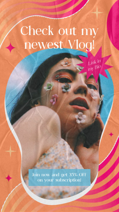 Instagram Story Template Promoting an OnlyFans Creator's New Content