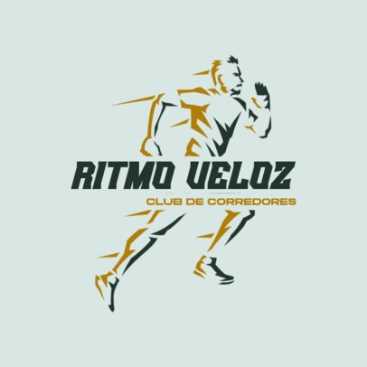 Sports Logo Generator for a Running Club