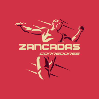 Racing Track Logo Creator for a Runners Team