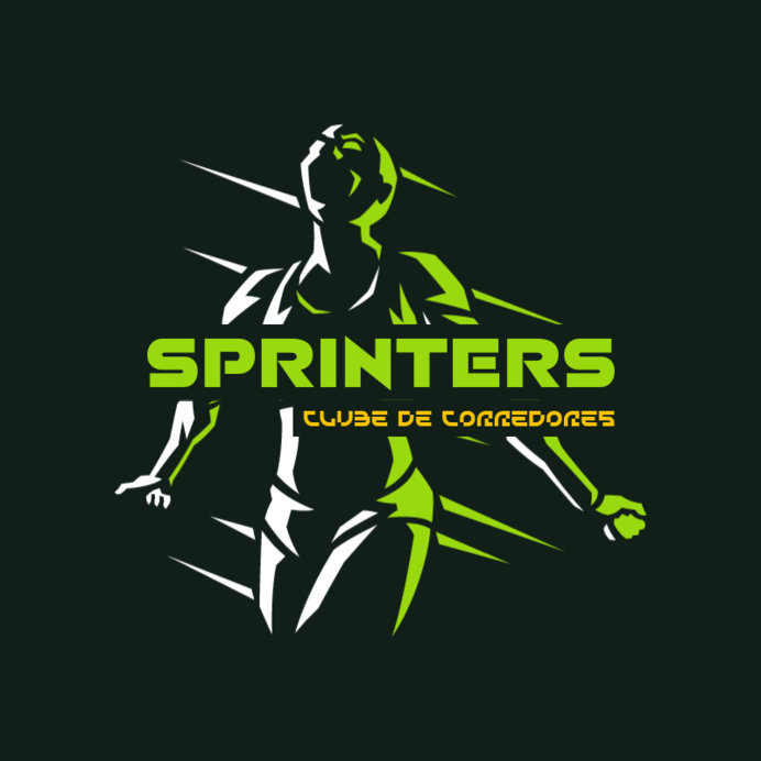 Placeit - Logo Generator Featuring a Runner Graphic for a Racing Track Team
