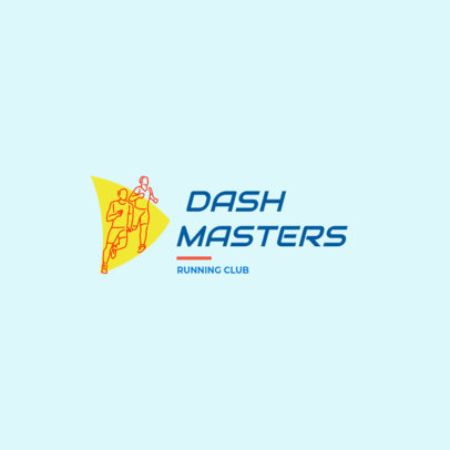 Marathon Club Logo Generator with Illustrated Runners
