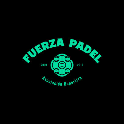 Logo Template for an Amateur Padel Club