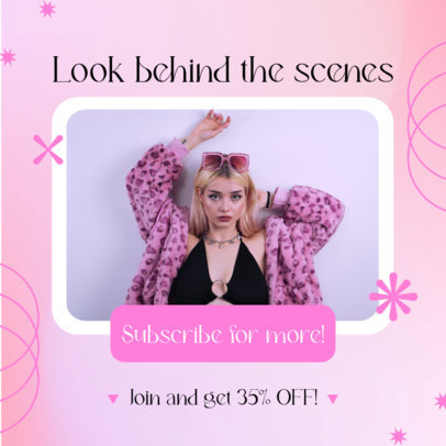 Instagram Post Generator Featuring a Discount for an OnlyFans Channel