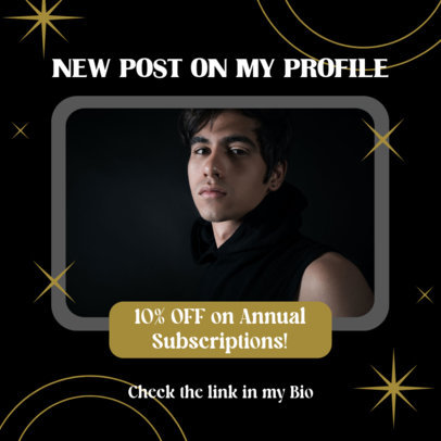 Instagram Post Generator with a Discount for an OnlyFans Channel 5753g