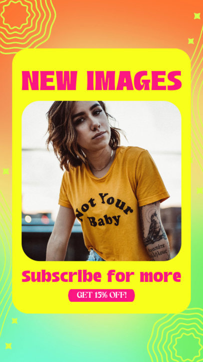 Instagram Story Maker Promoting an OnlyFans Content Creator's New Pictures 5753h