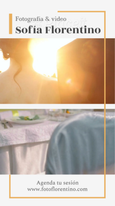 Instagram Story Video Creator to Promote Wedding Photography Services