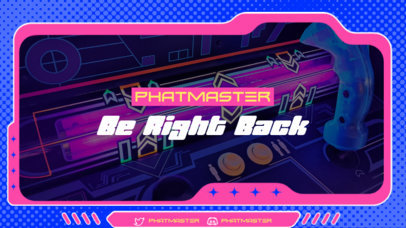Be-Right-Back Twitch Screen Generator With a Y2K Theme