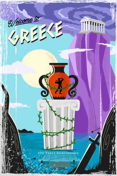 Art Print Maker Featuring an Illustration Inspired by a Classic Disney Film