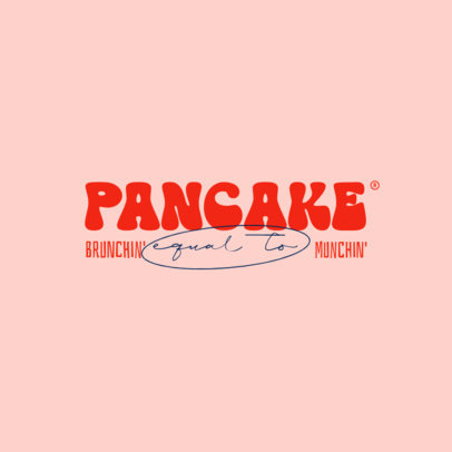 Online Logo Maker for a Breakfast Restaurant with a Chunky Font