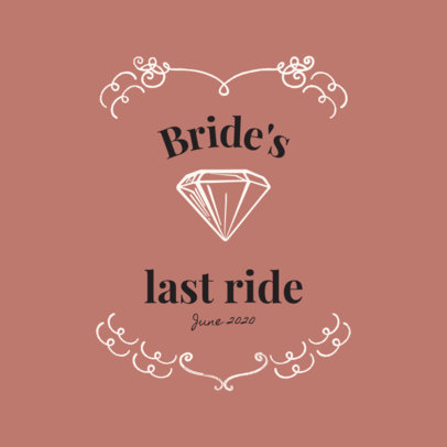 Bachelorette Party T-Shirt Design Template