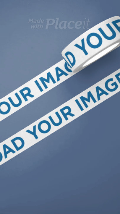 Branding Tape Video Featuring a Colorful Surface