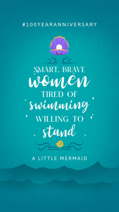 Classic Instagram Story Template With a Theme Inspired by a Disney Princess