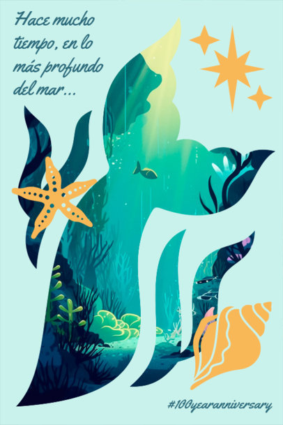 Poster Generator Featuring a Fairytale Story Inspired by a Disney Princess 5987a